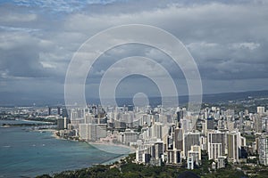 View of Waikiki Beach from Diamondhead
