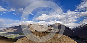 View on the Wakhan valley in the Pamir mountain inTajikistan