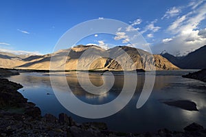 View on the Wakhan valley in the Pamir mountain inTajikistan