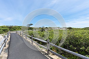 View of the walkway to the Marconi Station