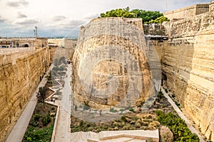 View at the Walls of Valetta - Malta