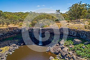 View of Wannon Falls near Grampians, Australia.