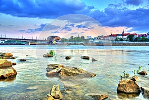 View of Warsaw from the river