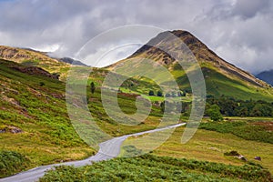 View of the Wast Water area, Cumbria, UK