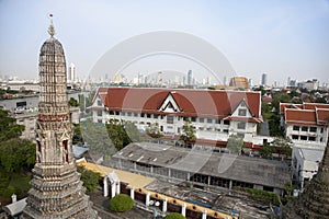 View of Wat Arun, Bangkok, Thailand