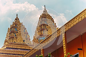 View of Wat Chantaransay or Candaransi Pagoda - Khmer pagoda 2020