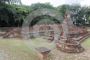 A View of Wat Pu Pia, Wiang Kam, Chiang Mai, Thailand