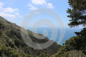 View of Water from Roadside at Ragged Point