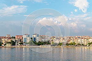 View of waterfront on Canakkale, Turkey. photo