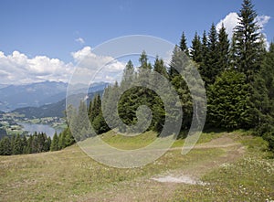 View on Weissensee, Austria