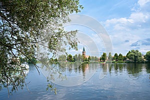 View of Werder island on the river Havel near Potsdam