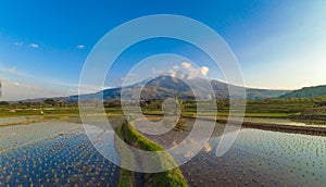 A view of west sumatera