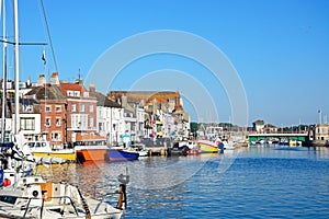 View of Weymouth harbour.