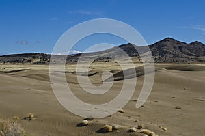 The mountains and dunes of the great basin