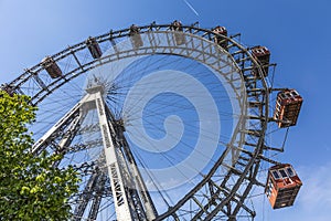 A view of the Wiener Riesenrad in Prater