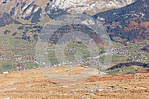 View of Wildhauspass valley from Churfirsten