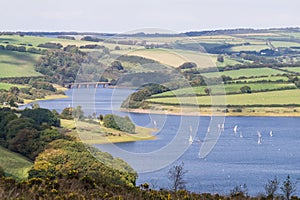 The view of Wimbleball Lake from Haddon Hill photo