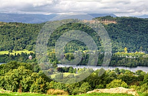 View of Windermere from above