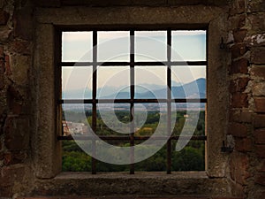 A view through a window