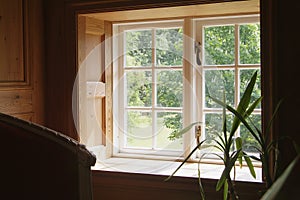 View through a window