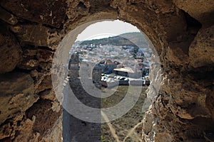 View from window of Tenedos Castle