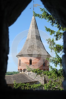 View from window on tower