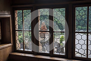 View from the windows of Slovakia castle - Oravsky hrad