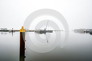 View of the Wittenberge harbor