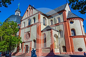 View of Wurzburger Cathedral in Germany photo