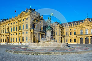 View of Wurzburger Residenz in Germany photo