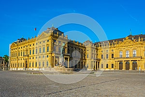 View of Wurzburger Residenz in Germany photo