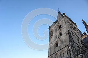 View of the Xanten Cathedral on a sunny day photo