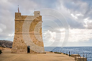View at the Xutu watchtower in Wied Izzurrieq village - Malta