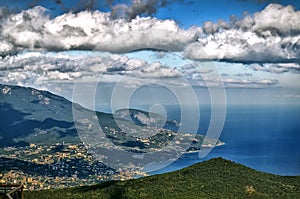 View of Yalta from Ai-Petri.