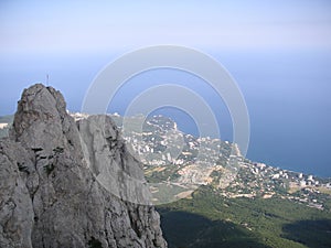 View of Yalta from Ai-Petri Mountain