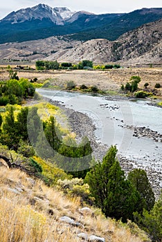 View of the Yellowstone River photo