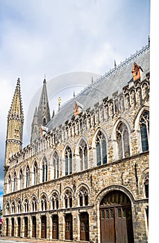 Ypres historical lakenhal building - Belgium