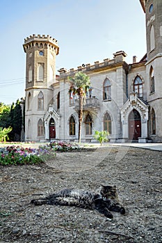 view of the Yusupov Palace in Koreiz Big Yalta