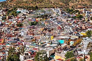 View of Zacatecas from Bufa Hill in Mexico photo