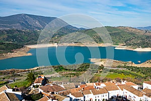 View of the Zahara-El Gastor Reservoir photo