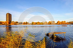 View at Zakusala island on river Daugava