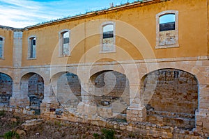 View of the Zamora castle in Spain