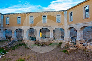View of the Zamora castle in Spain