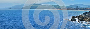 View of Zarautz,Basque country, Spain