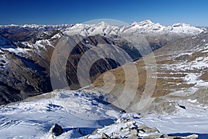 View of the Zillertal Alps