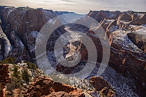 View of Zion Canyon from Observation Point