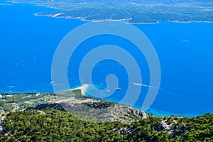 View of Zlatni Rat beach