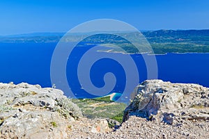 View of Zlatni Rat beach