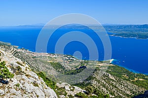 View of Zlatni Rat beach