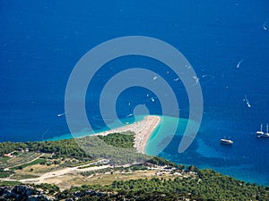 View of Zlatni Rat beach